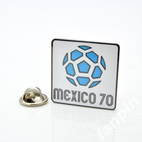 Значок Чемпионат мира по футболу 1970 (Мексика) Эмблема белая 1