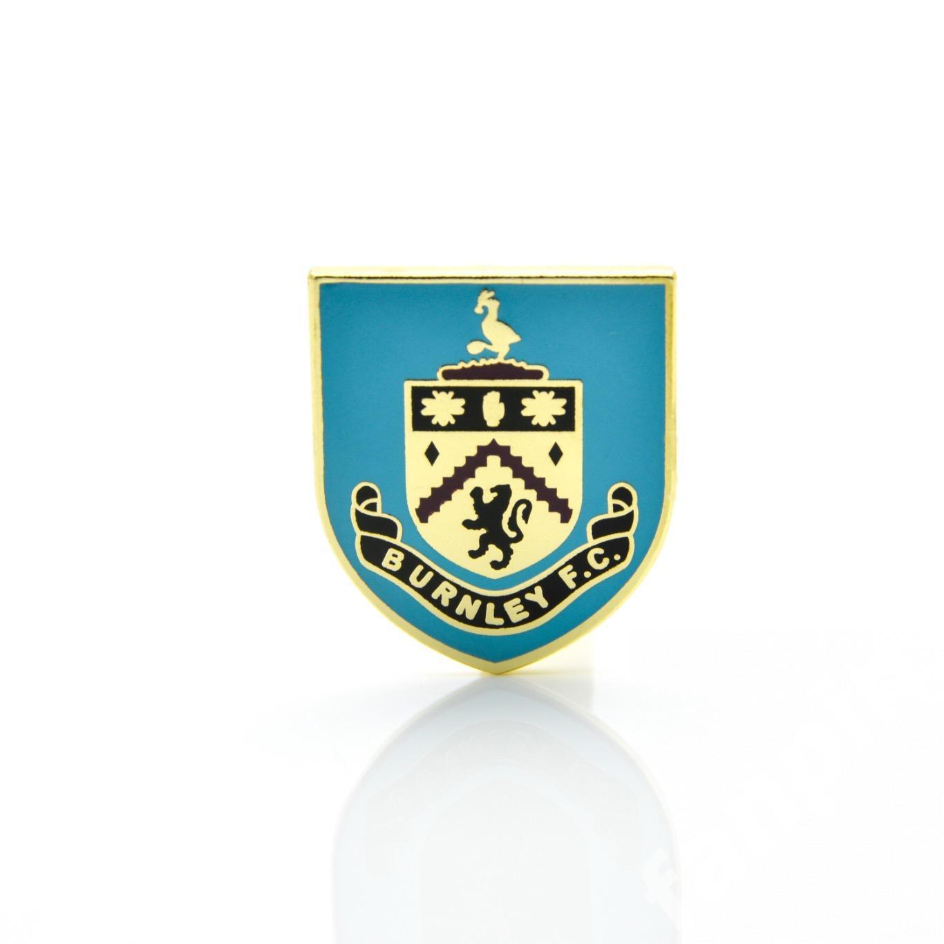 Значок ФК Бернли (Бернли, Англия) Эмблема цветная