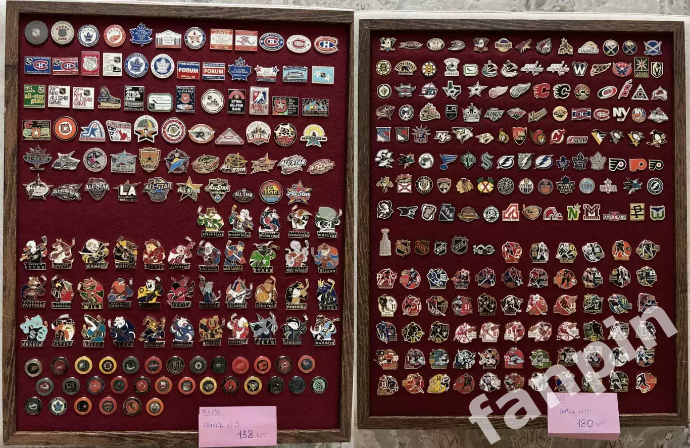 Огромная коллекция хоккейных значков (2084 шт) 6