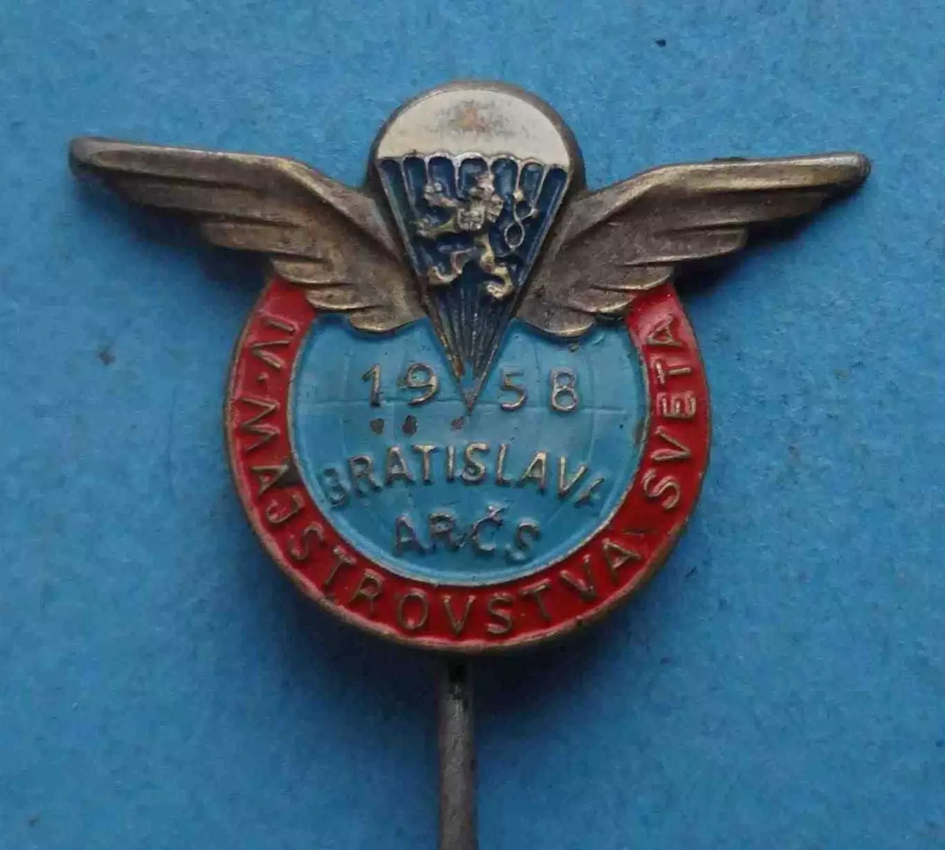 4 Чемпионат мира по парашютному спорту 1958 Братислава ЧССР парашют (64) 1