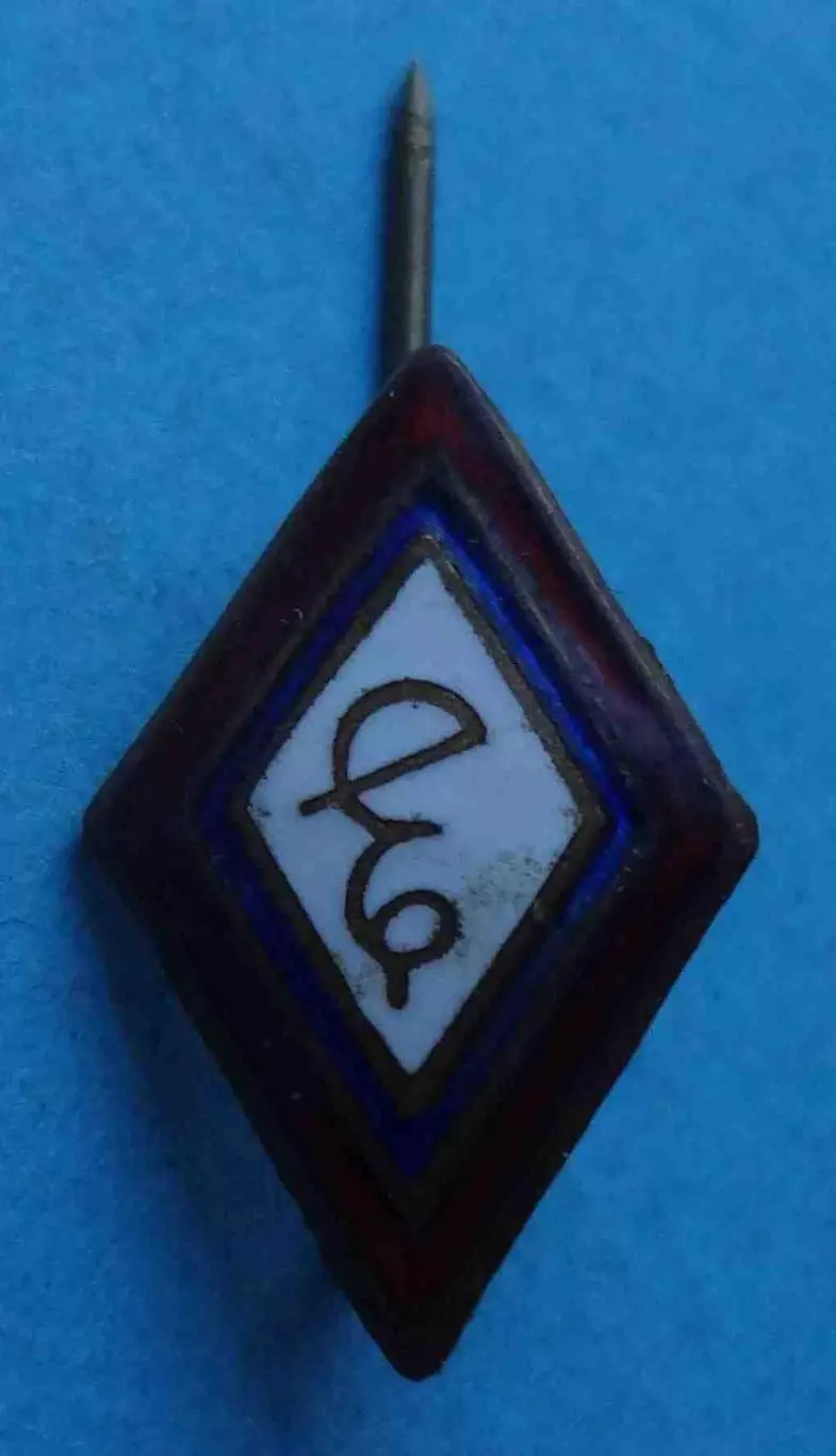 ДСО ЗАХМЕТ ТССР Членский знак ромб (65) 2