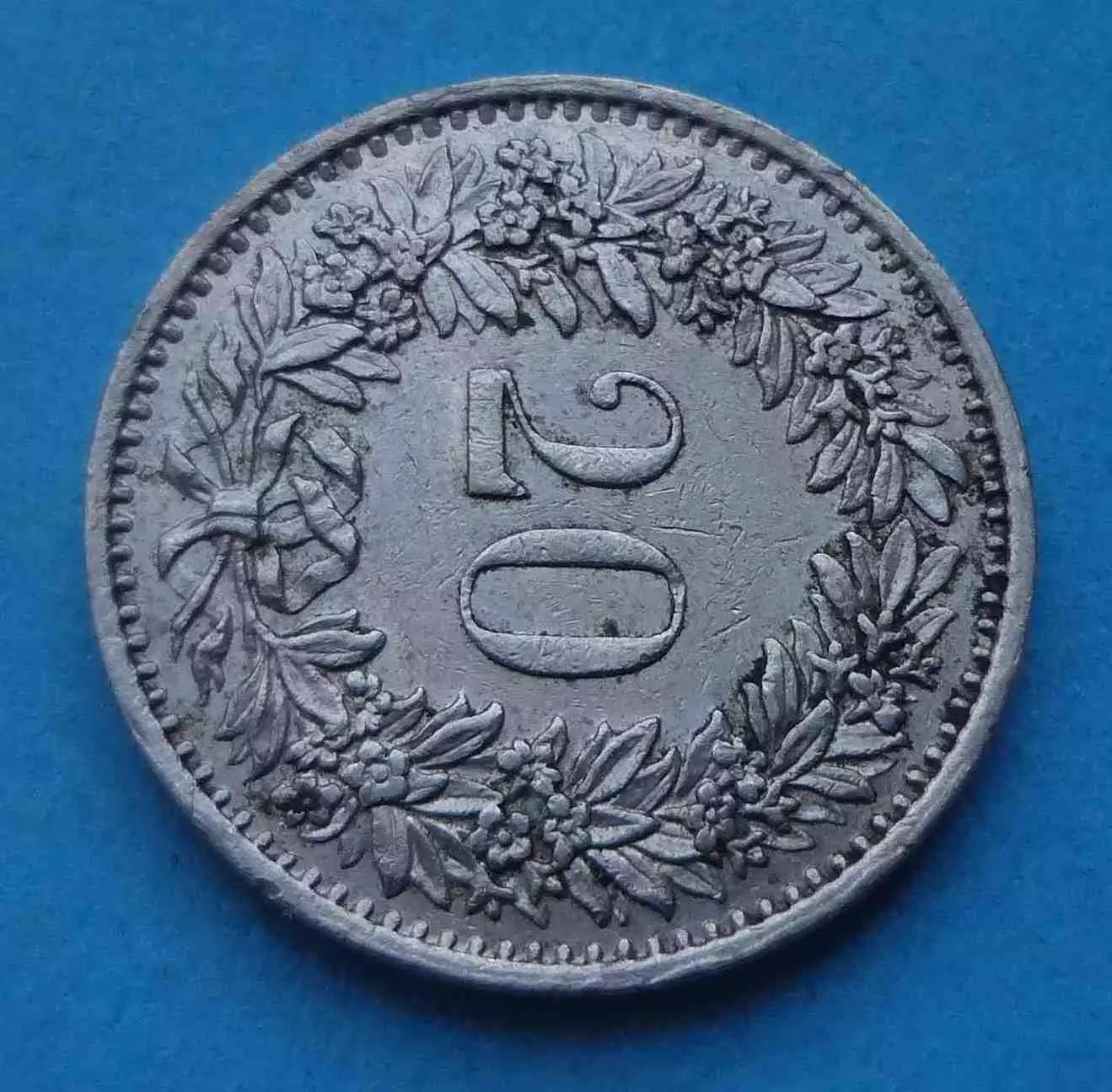 20 раппенов 1971 год Швейцария (65) 2