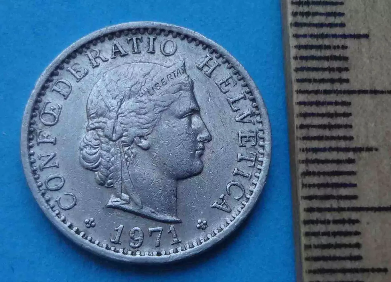 20 раппенов 1971 год Швейцария (65)