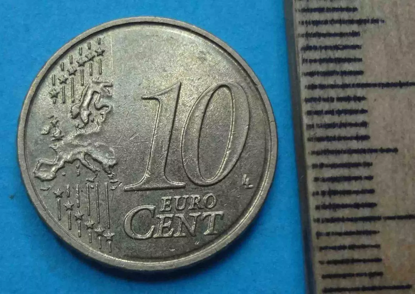10 Евро центов 2014 год Латвия (69) 1