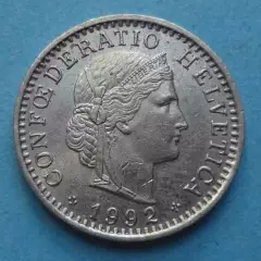 20 раппенов 1992 год Швейцария (70)