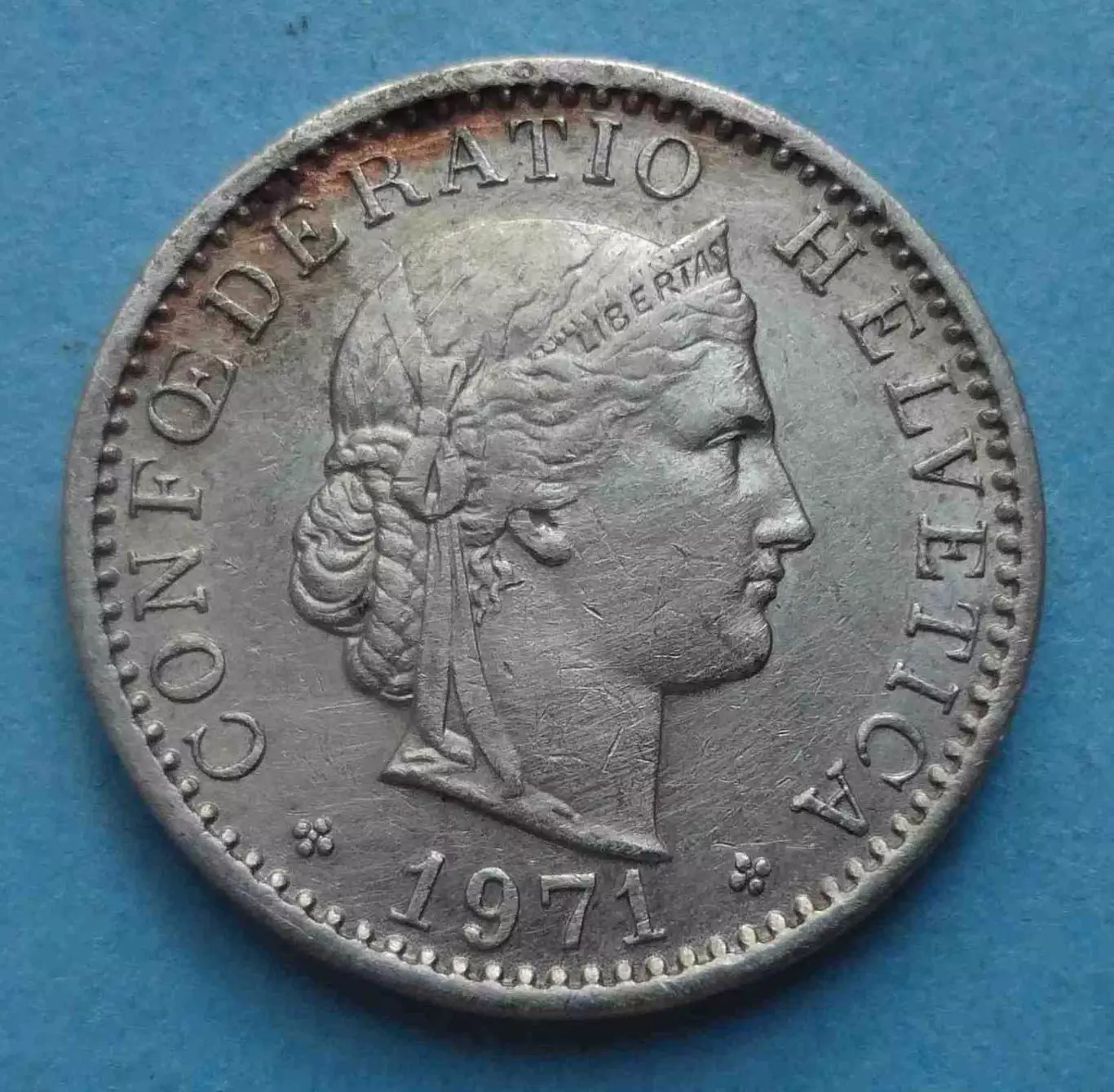 20 раппенов 1971 год Швейцария (70)