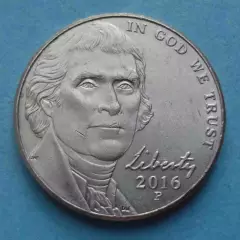 5 центов 2016 года P США (70)