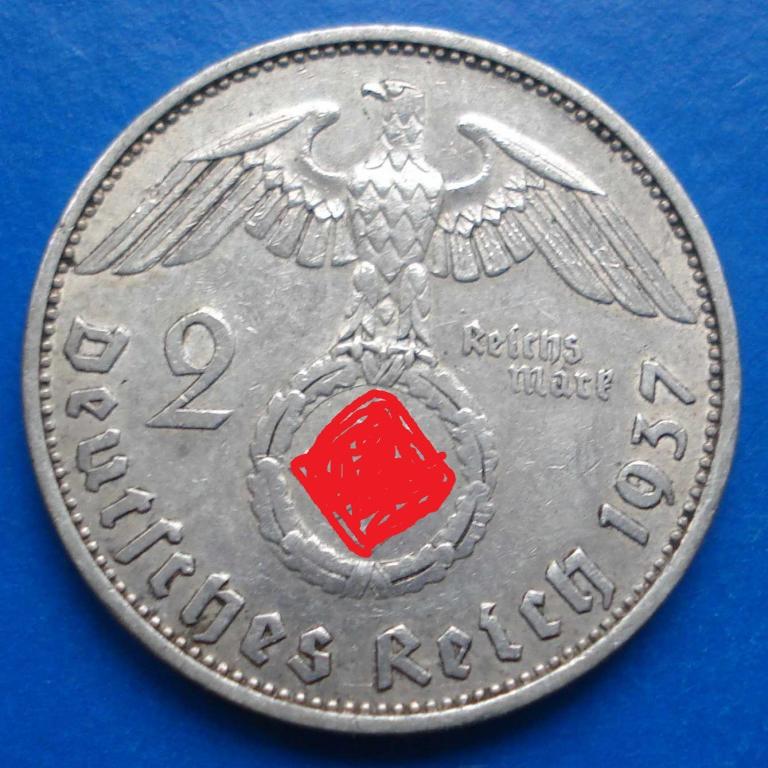 2 марки 1937 А №2 1