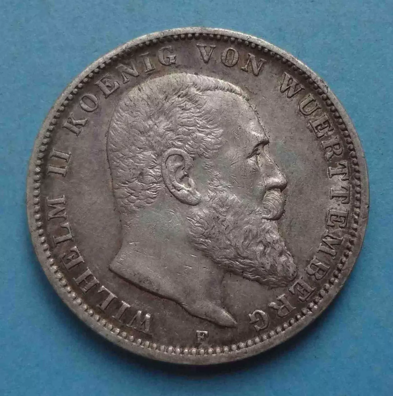 3 марки 1912 года Вильгельм II, серебро