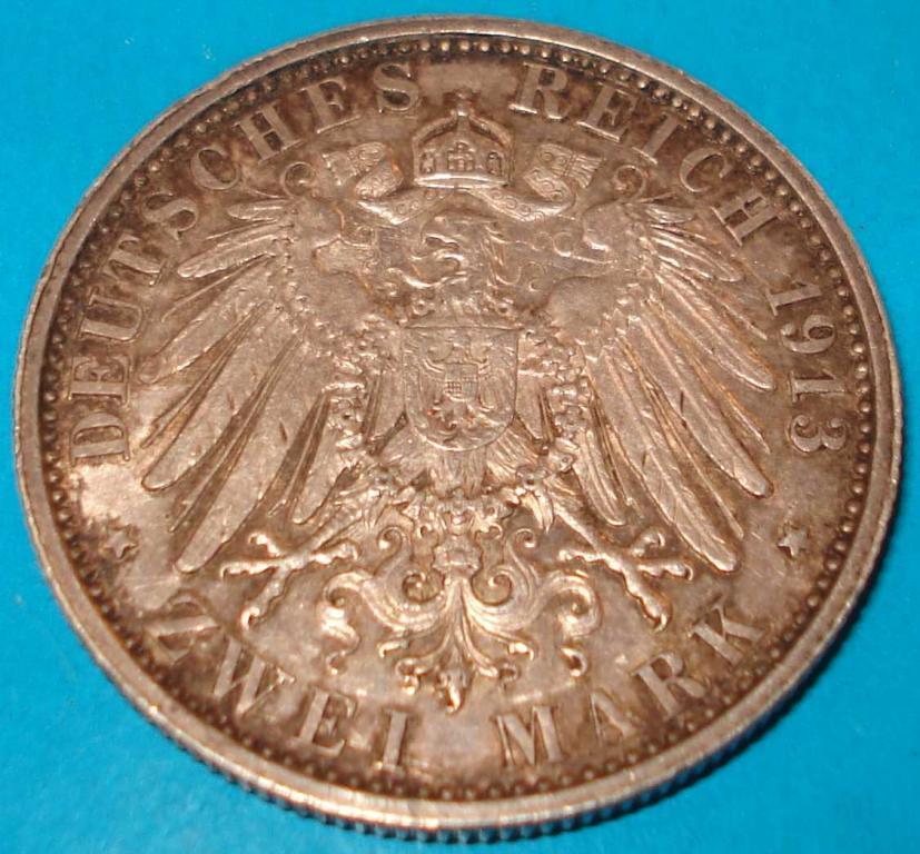 2 марки 1913 года, серебро 1