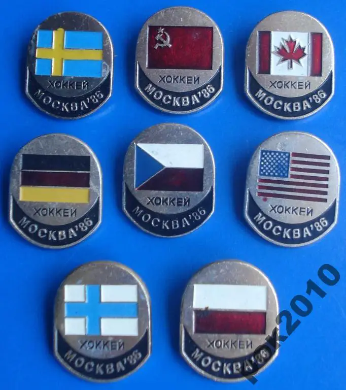 чемпионат мира хоккей Москва 1986 г 8 шт