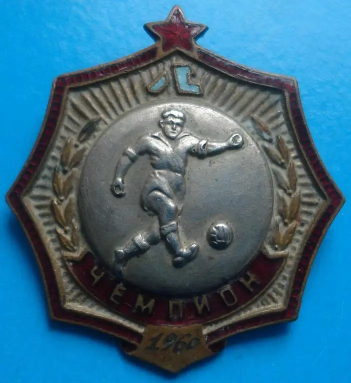 чемпион Ленинграда по футболу 1960 г именной