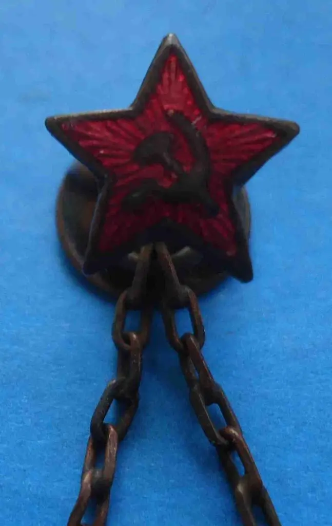 Спортивный жетон Женский шашечный турнир Большевик 1936 1