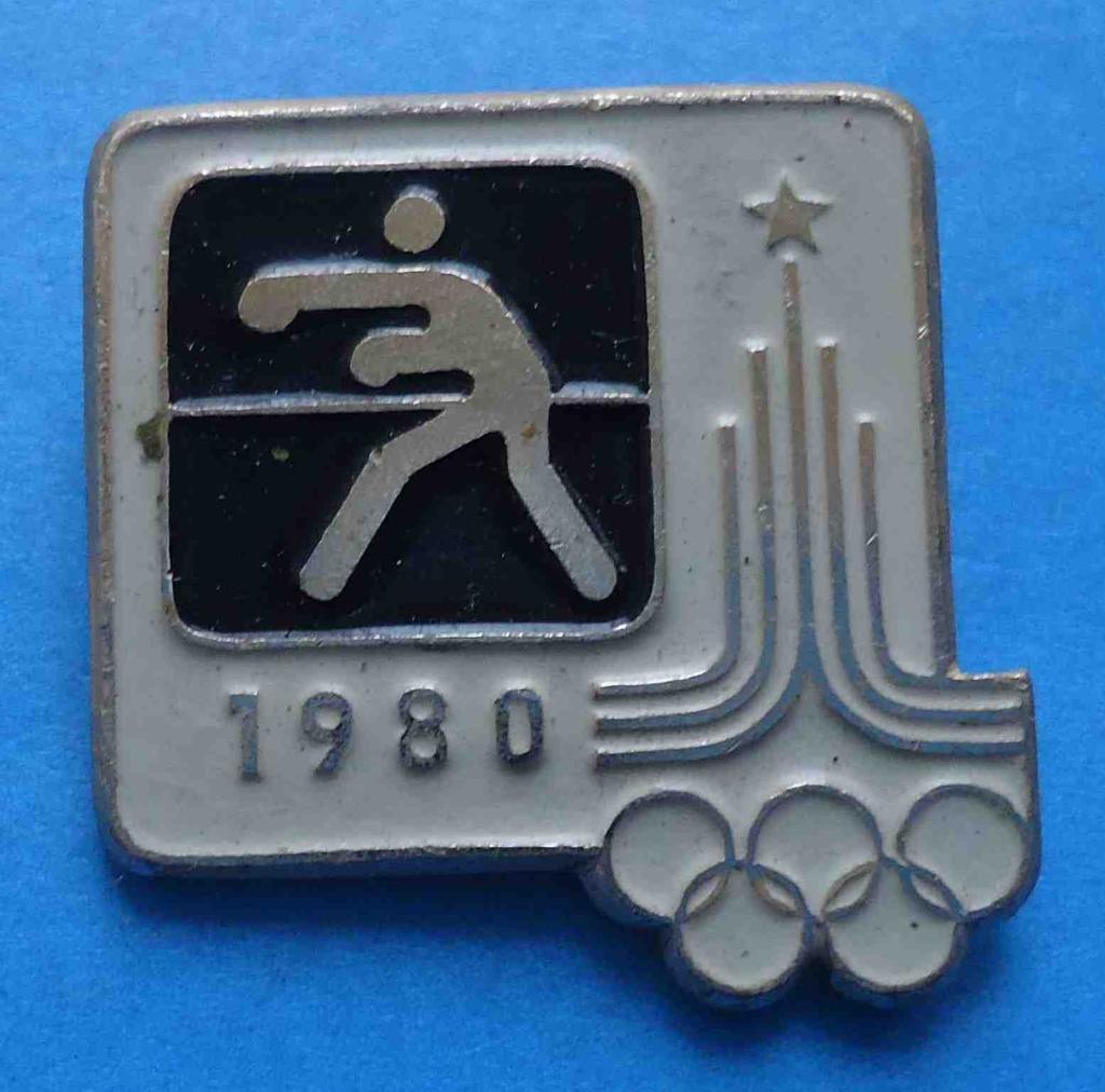 22 олимпийские игры Москва 1980 бокс белый