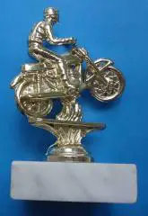 Награда-кубок Мотоциклист камень металл