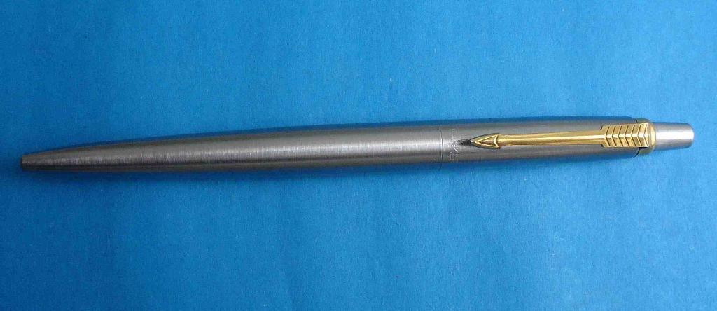 Шариковая ручка Parker Jotter Core K63, Stainless Steel GT, надпись Parker Made 1