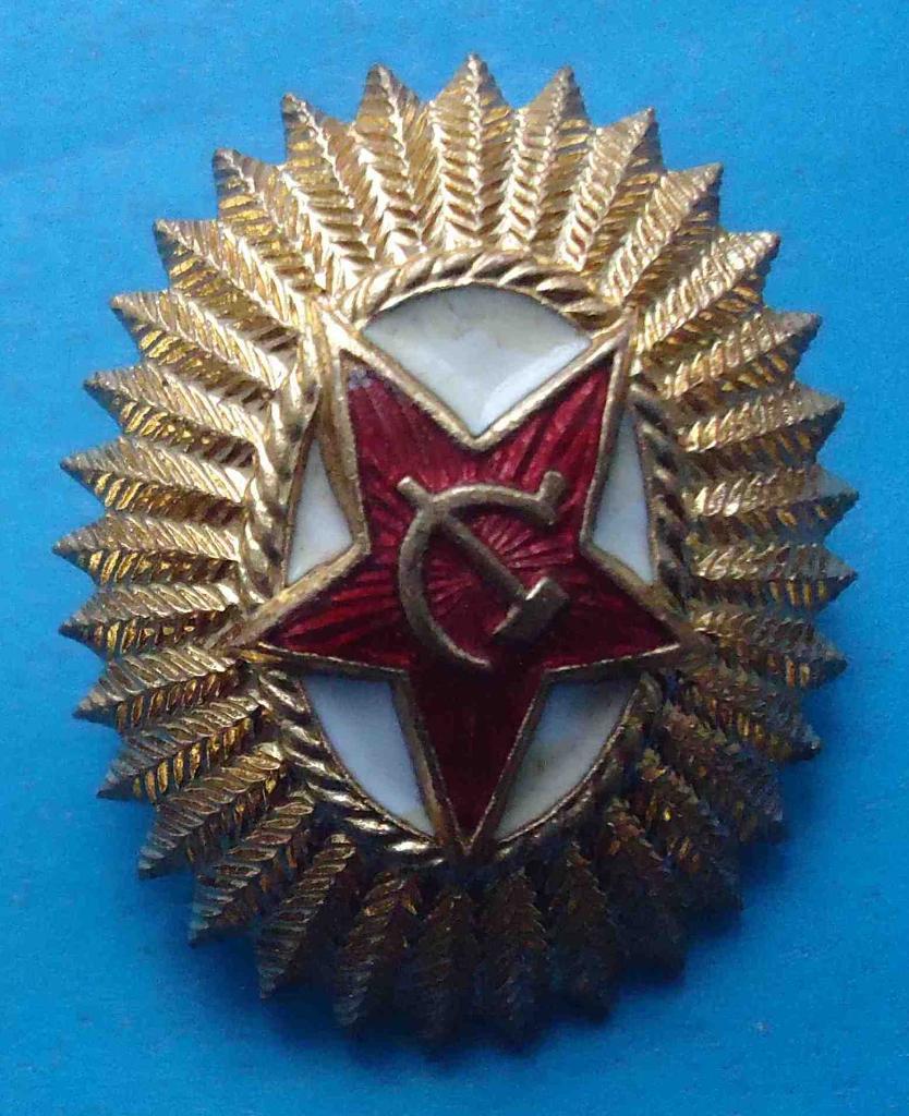 Кокарда вооруженных сил СССР латунь 2 1