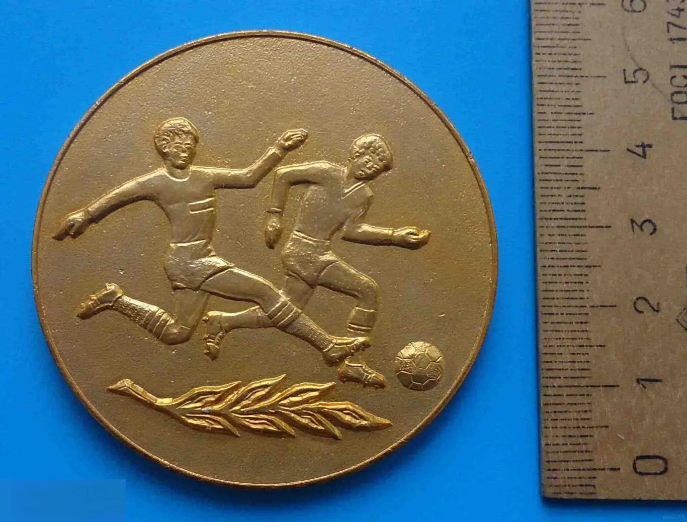Медаль 2 Всесоюзные спортивные игры молодежи 1977 СК Кировец Москва футбол насто