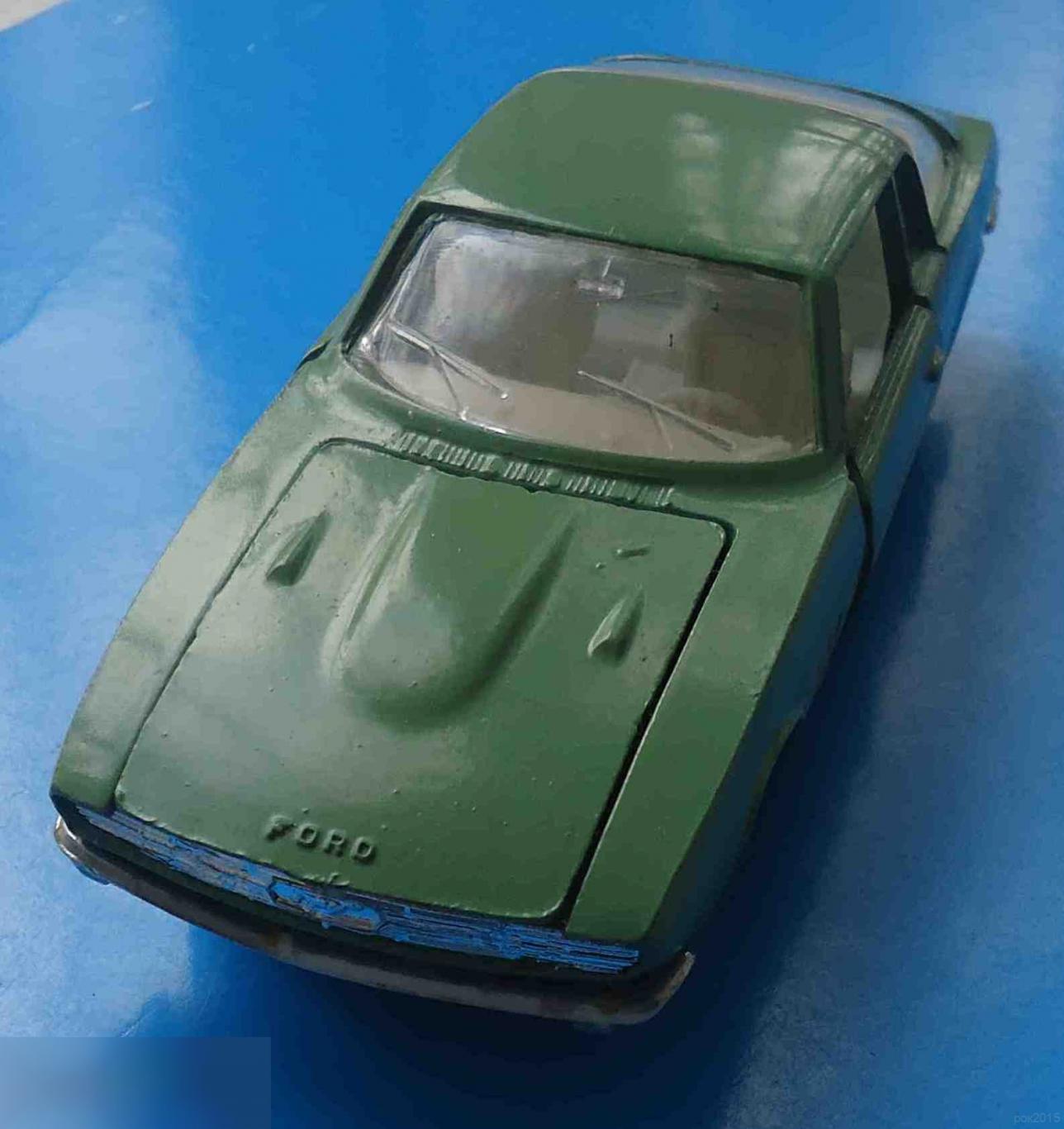 Модель машинки Ford Mustang 2+2 Bertone СССР 1/43 Форд Мустанг металл