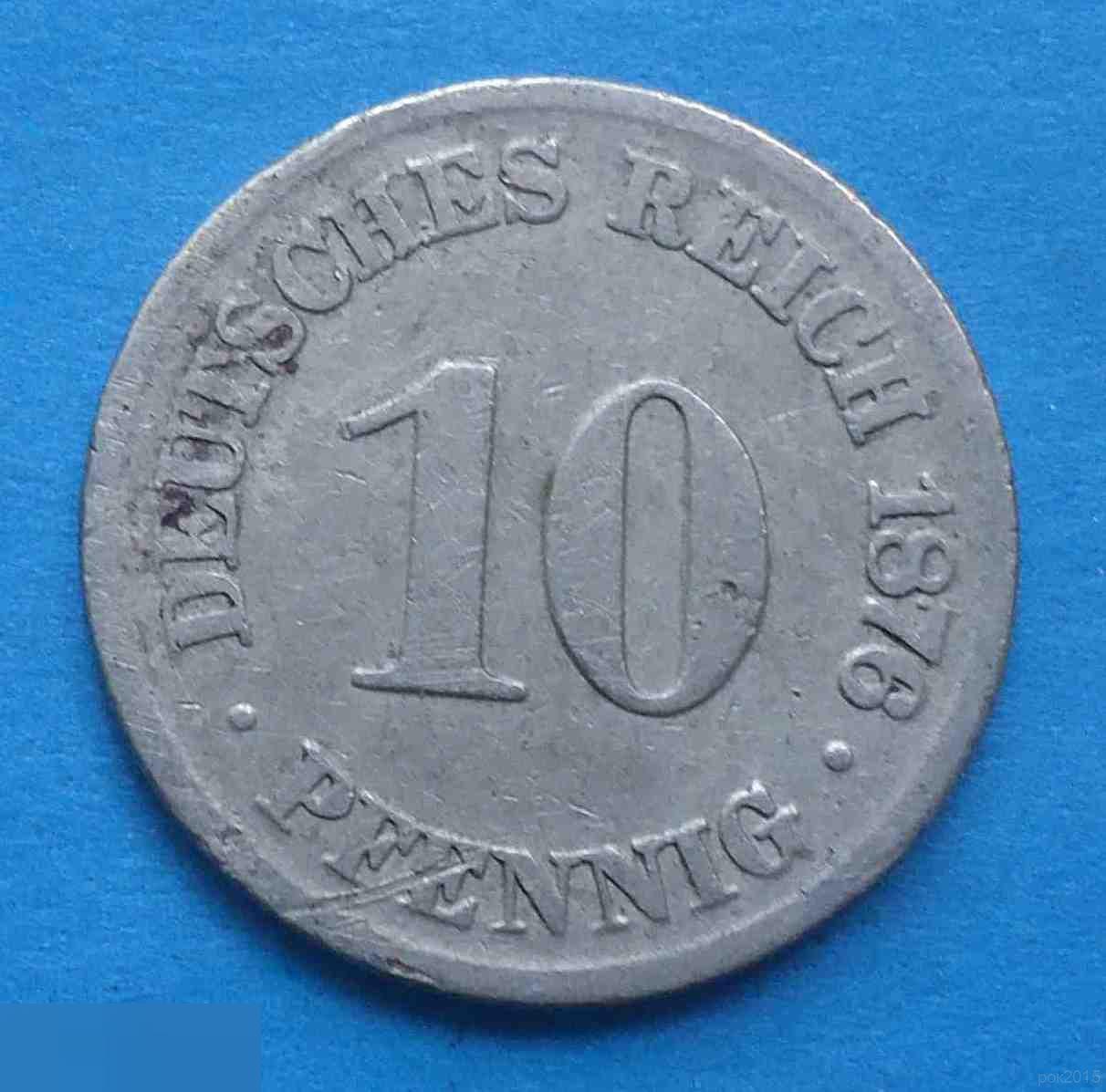 10 Pfennig 1876 C