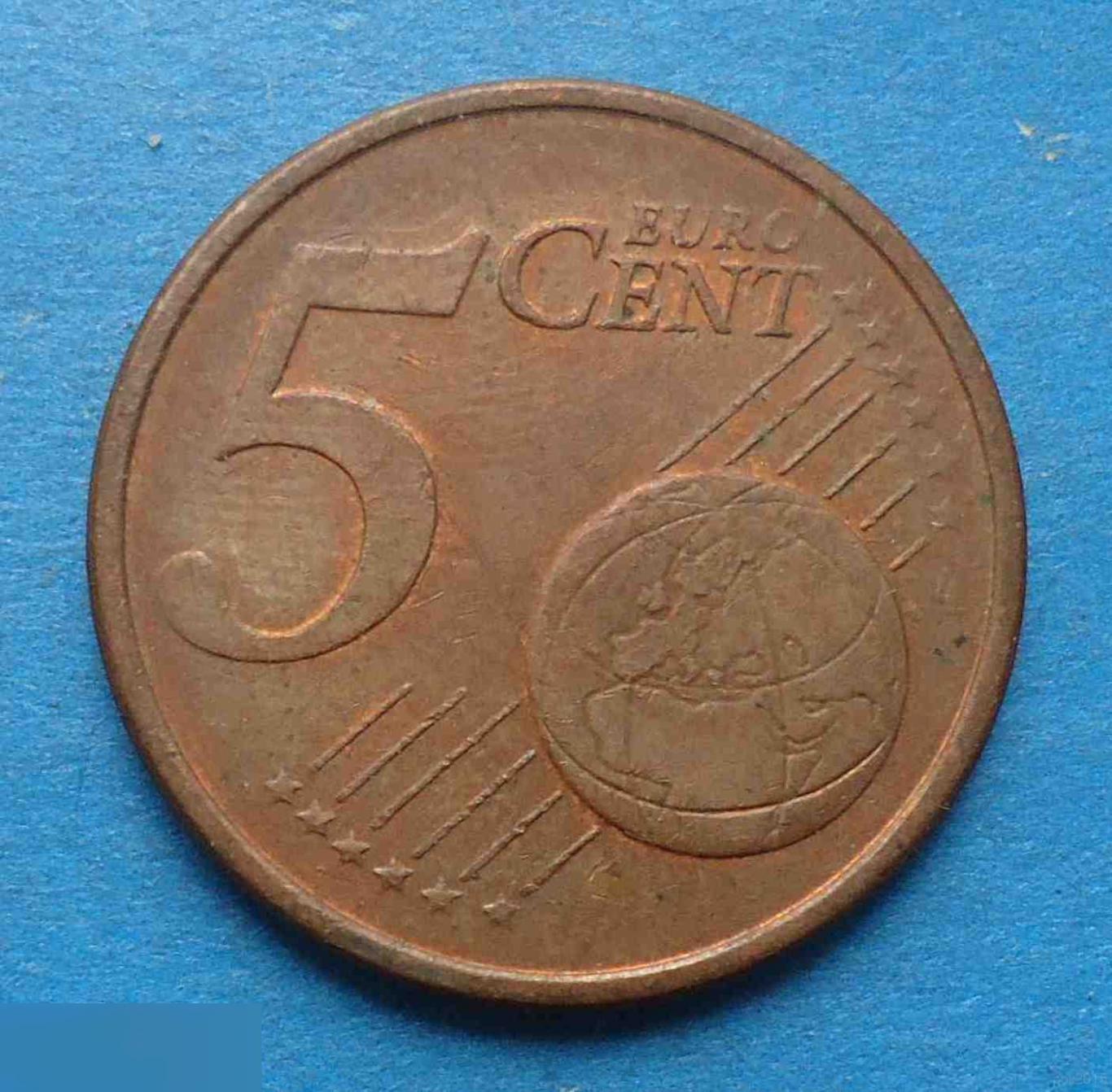 5 евро центов 2002 A