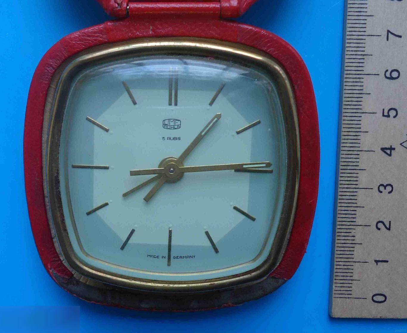 Часы дорожные RUHLA UMF Германия механические будильник 1