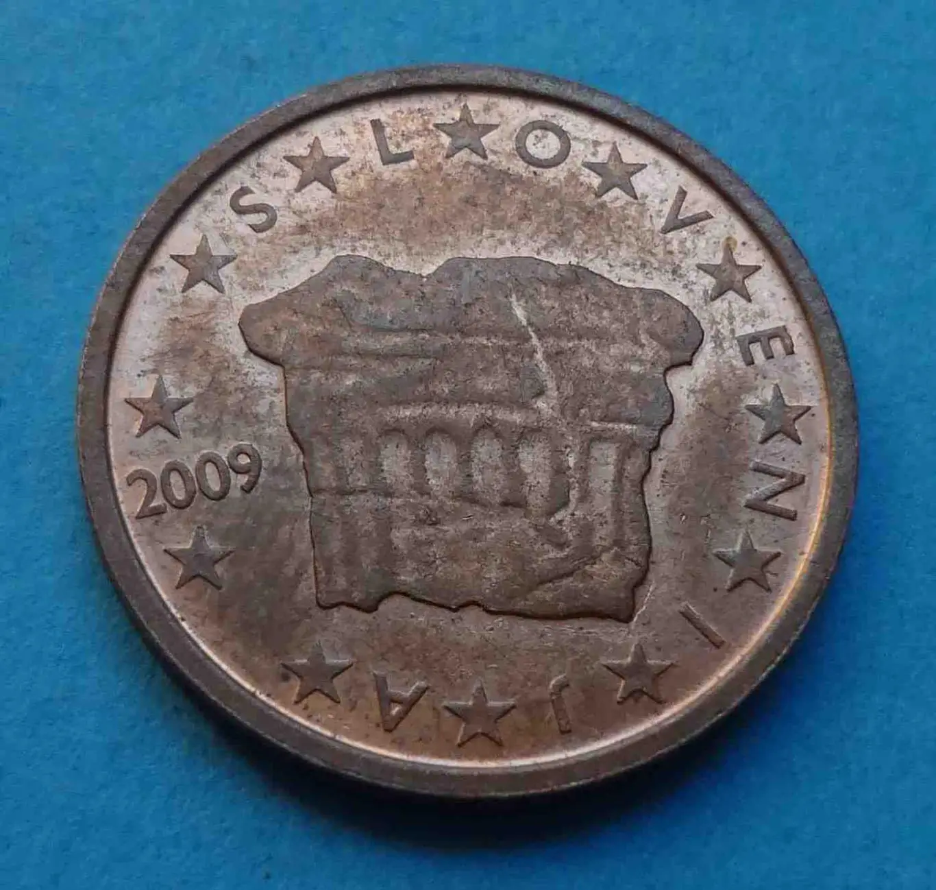 2 Евро цента 2009 Словения
