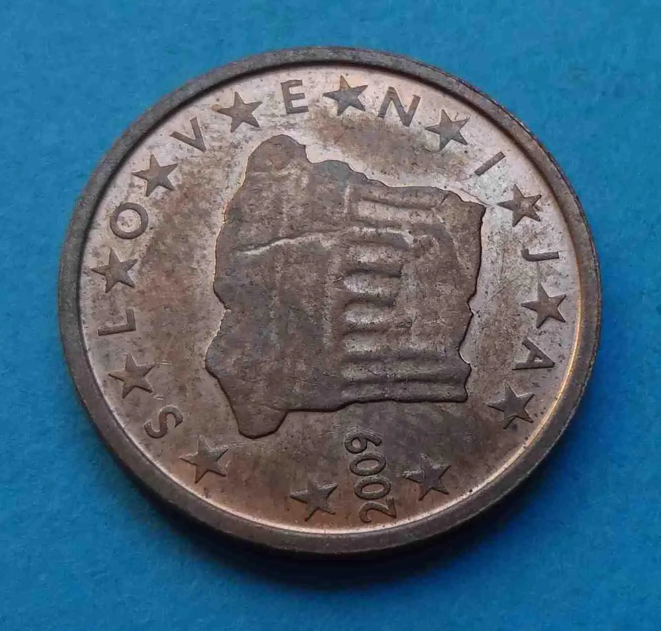 2 Евро цента 2009 Словения 1