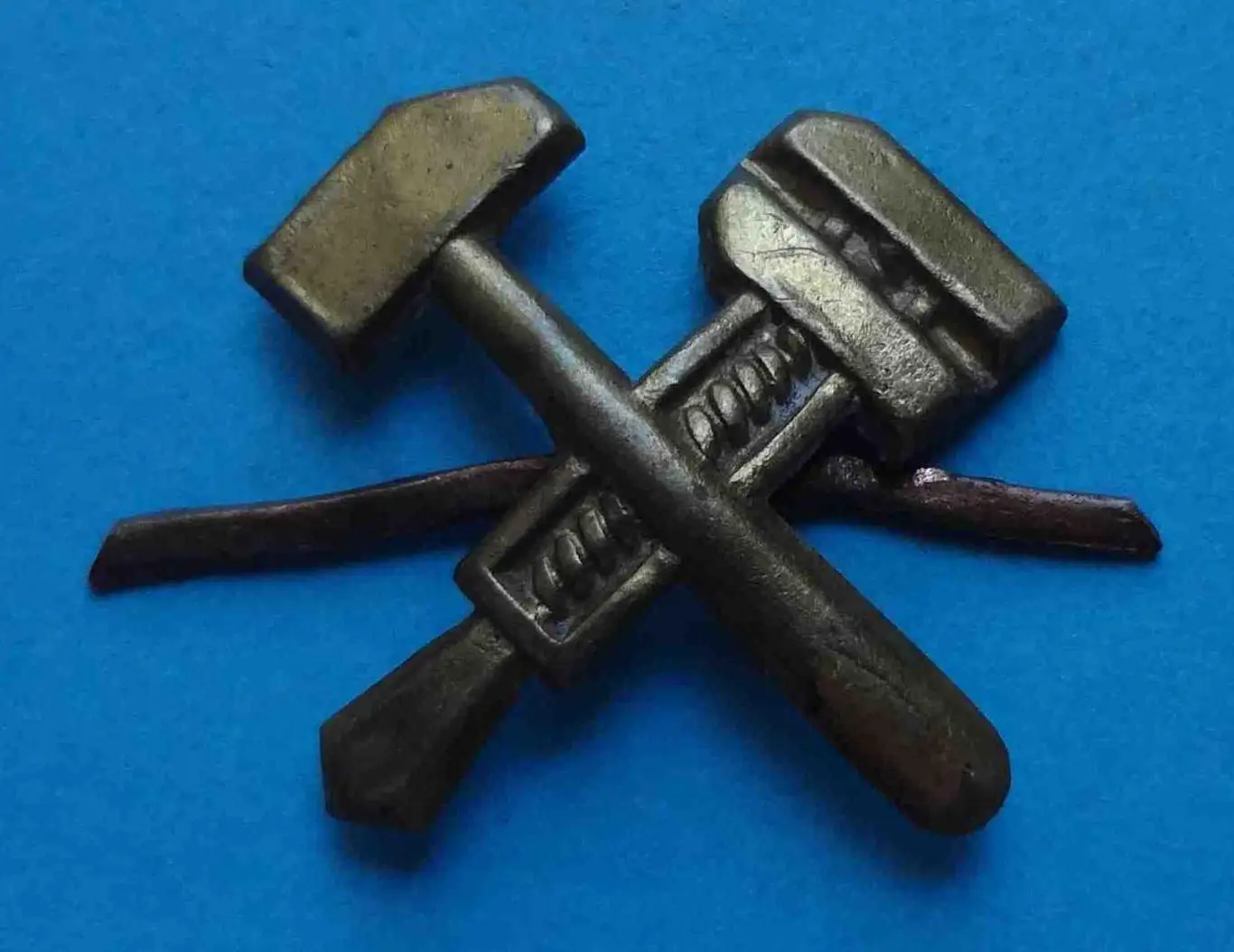 Эмблема на петлицы, погоны Военно-технический состав/Технические войска латунь 2