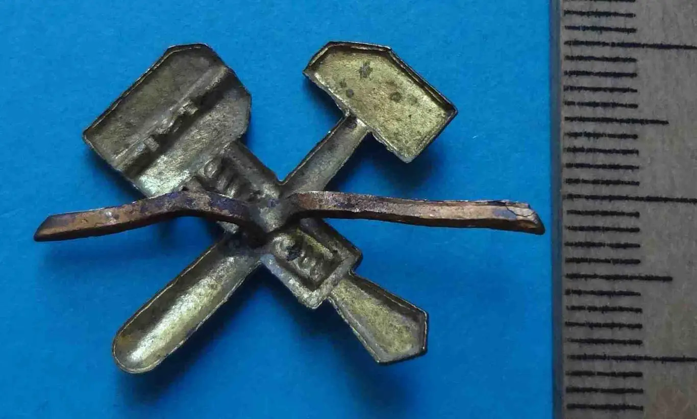 Эмблема на петлицы, погоны Военно-технический состав/Технические войска латунь 2 2