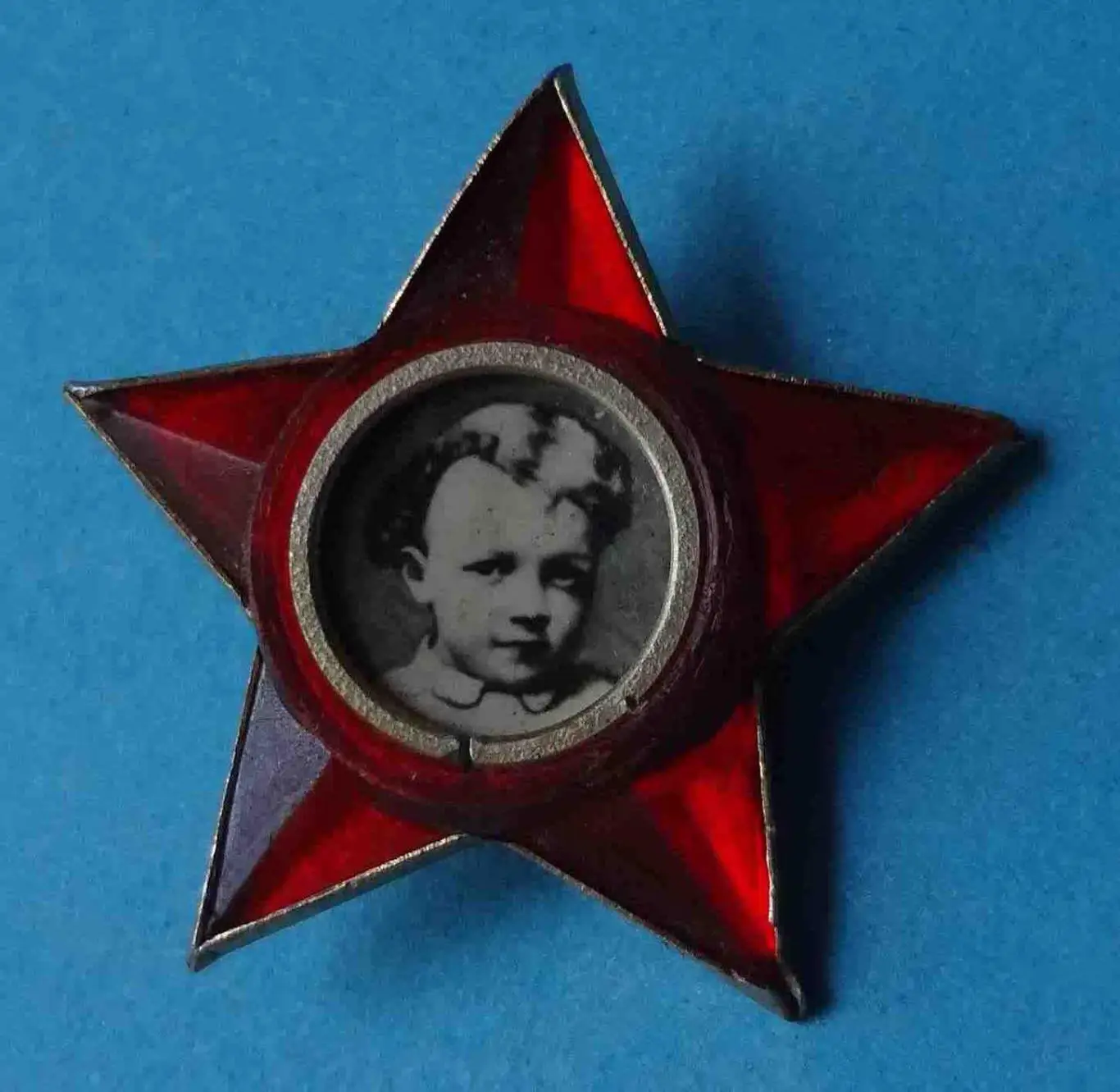 Октябренок звездочка с металлической основой Ленин 10