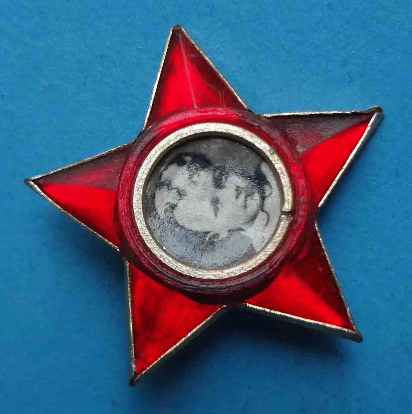 Октябренок звездочка с металлической основой Ленин 10 1