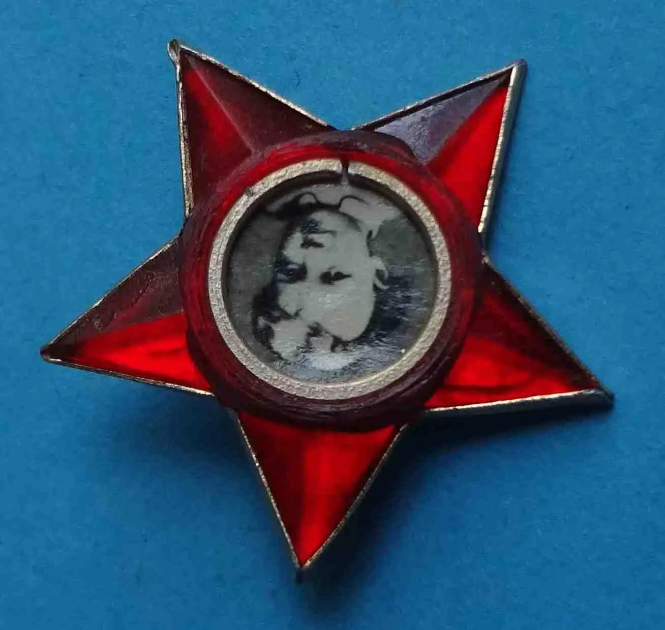 Октябренок звездочка с металлической основой Ленин 10 2