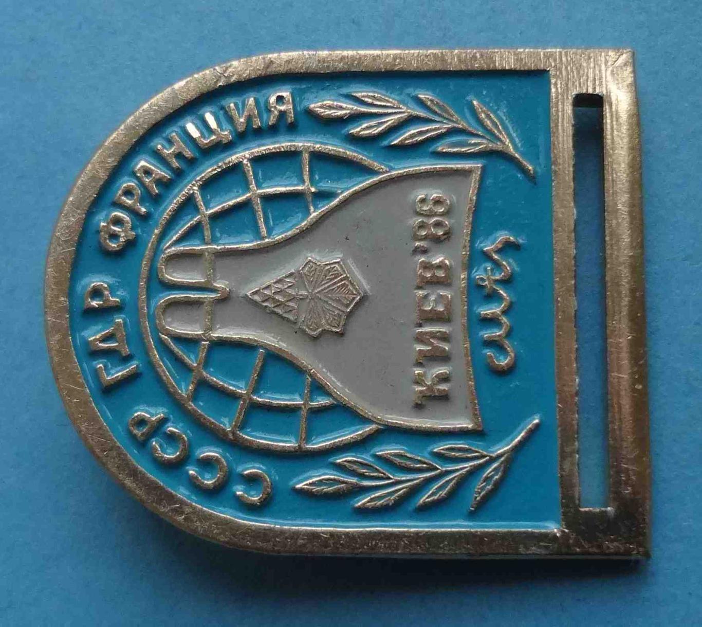 СССР ГДР Франция Киев 1986 герб (25) 1