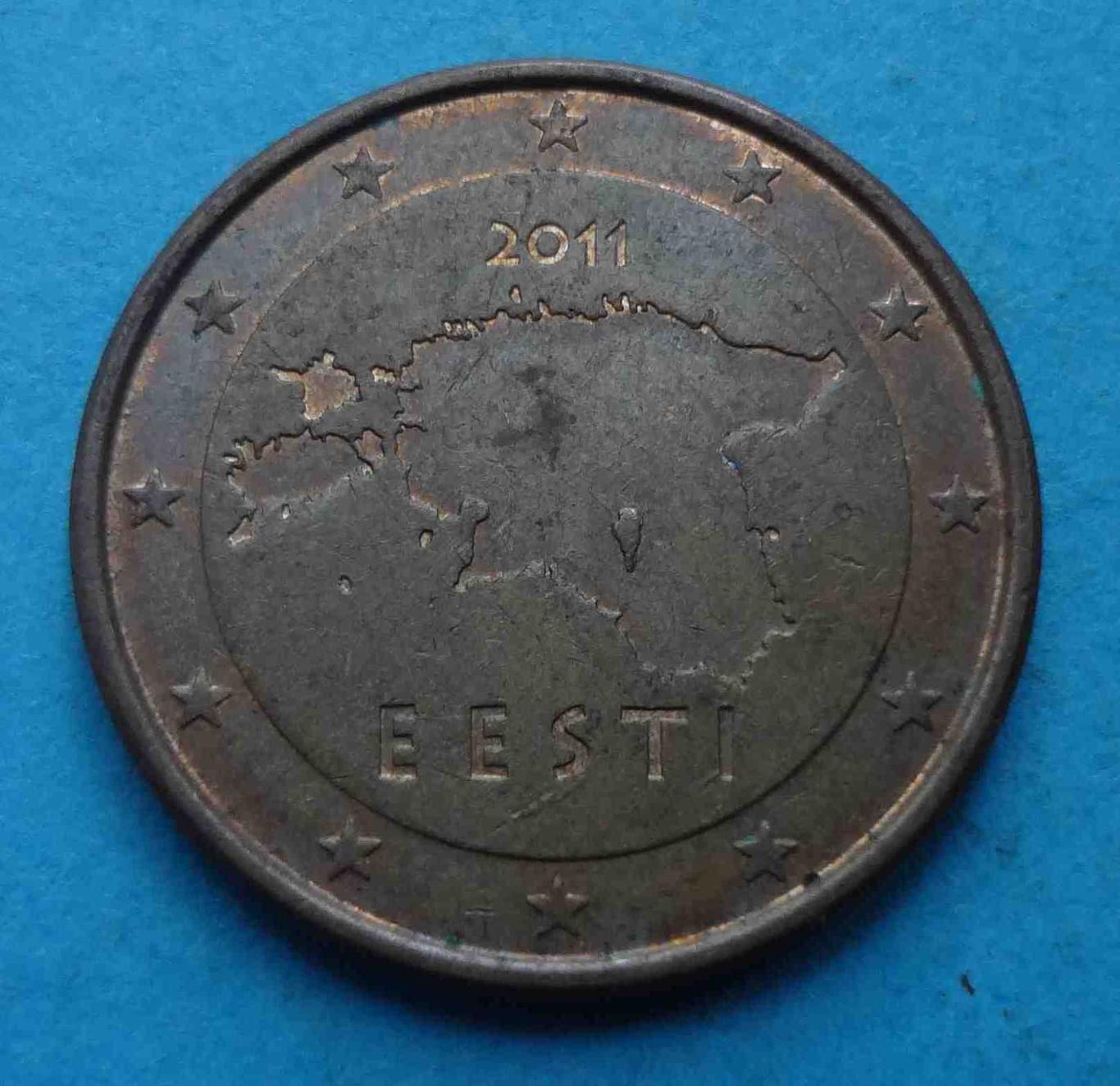 5 Евро центов 2011 года Эстония (36)