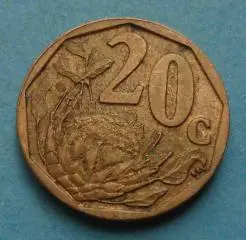 20 центов 2008 год ЮАР (38)