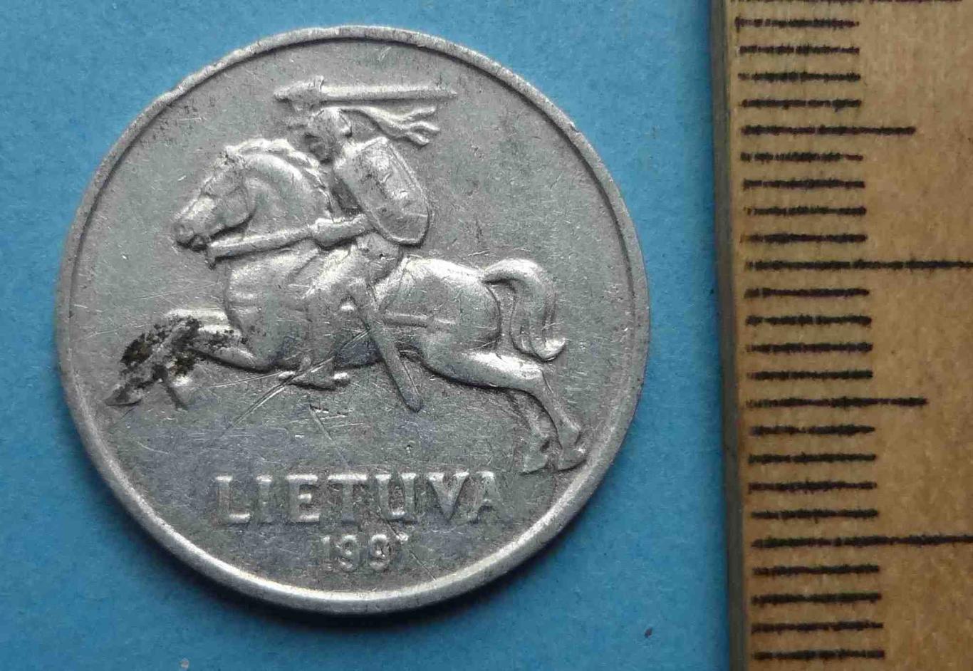 2 цента 1991 года Литва 2 (39) 1