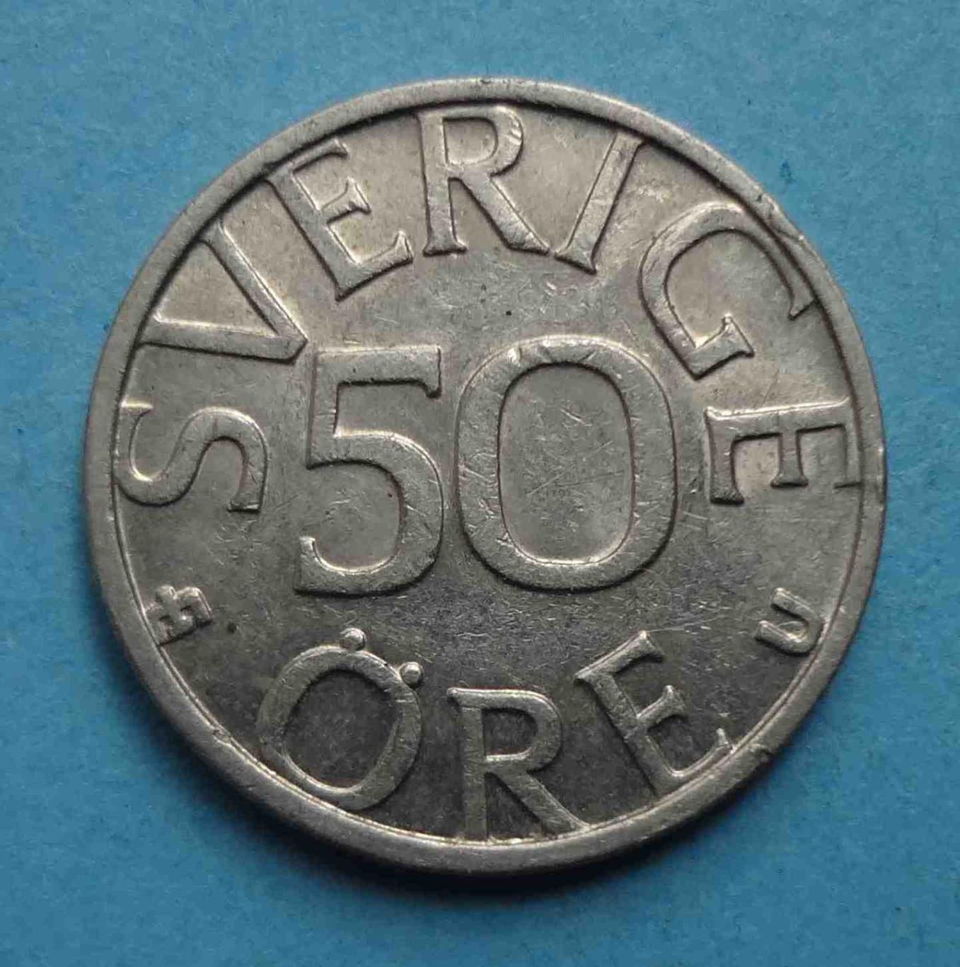 50 эре 1983 год Швеция (39)