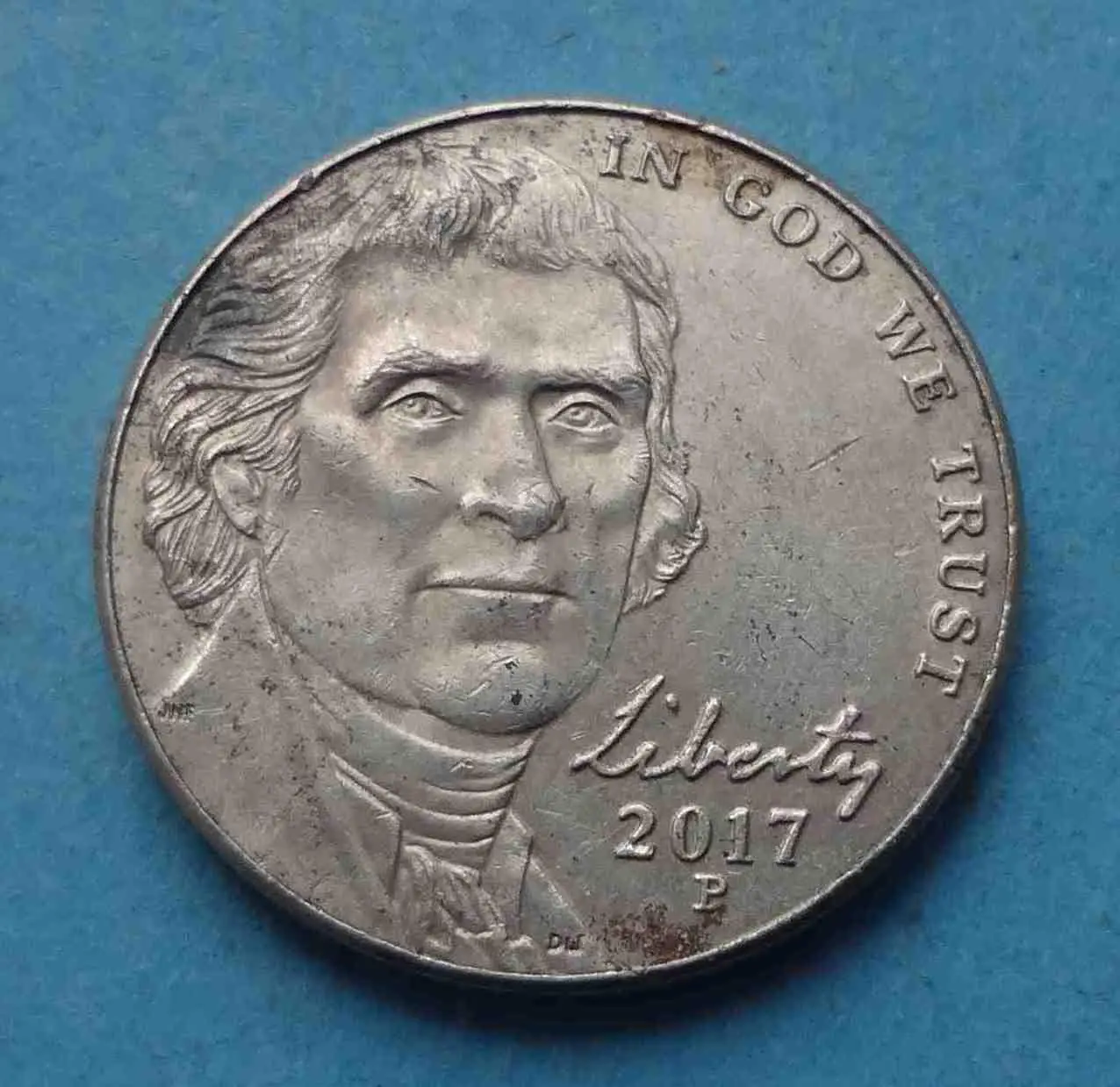 5 центов США 2017 год P (52)