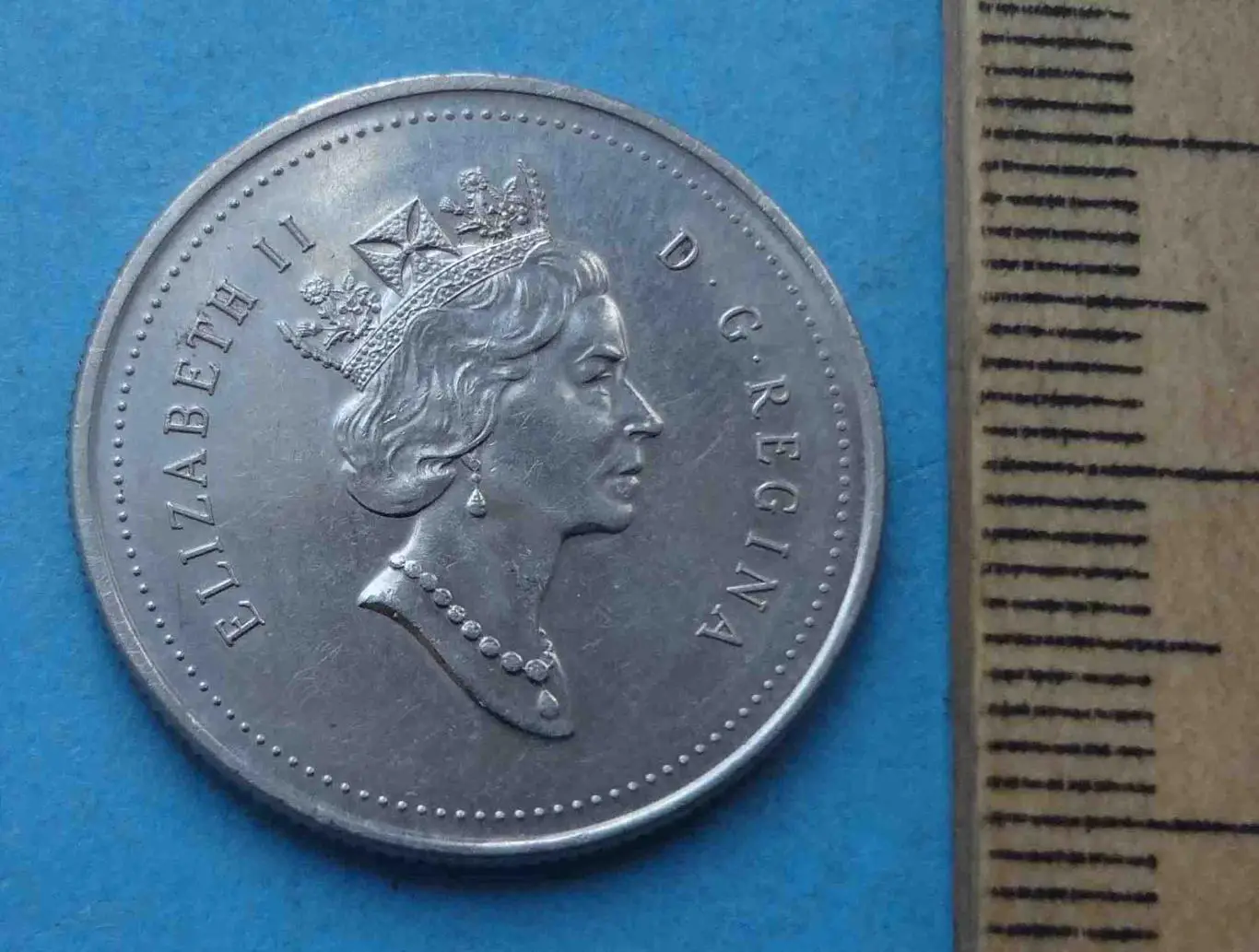 25 центов 1993 год Канада олень (53) 1