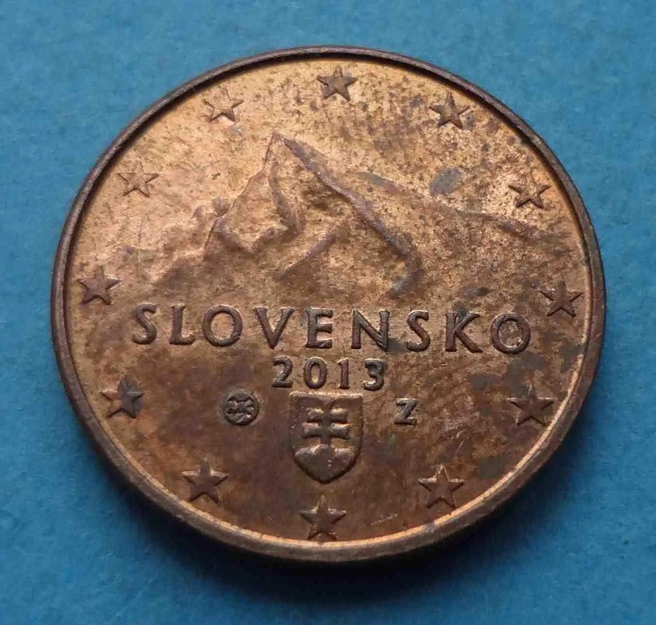 1 Евро цент 2013 год Словакия (54)