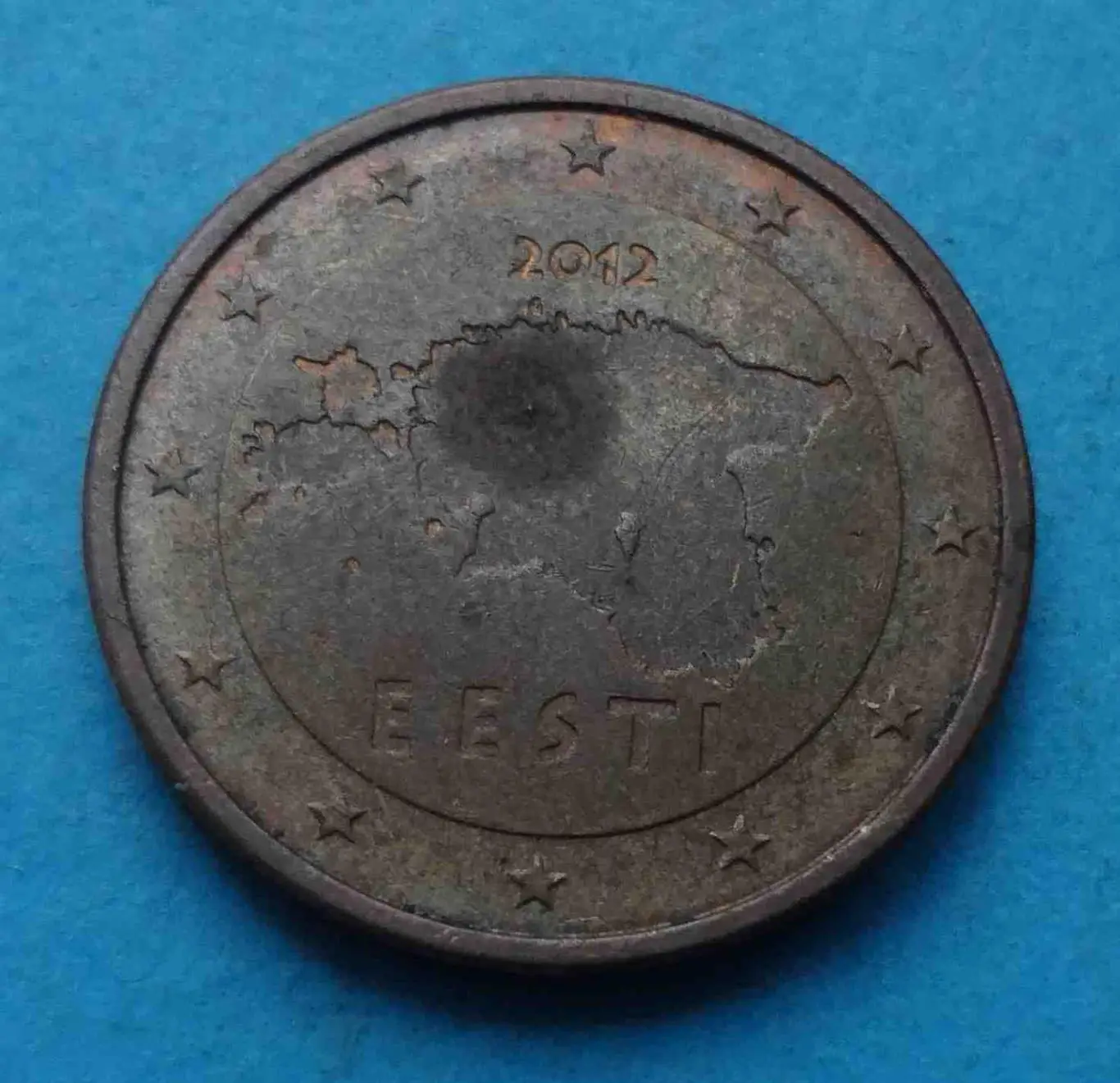 2 Евро цента 2012 год Эстония (54)