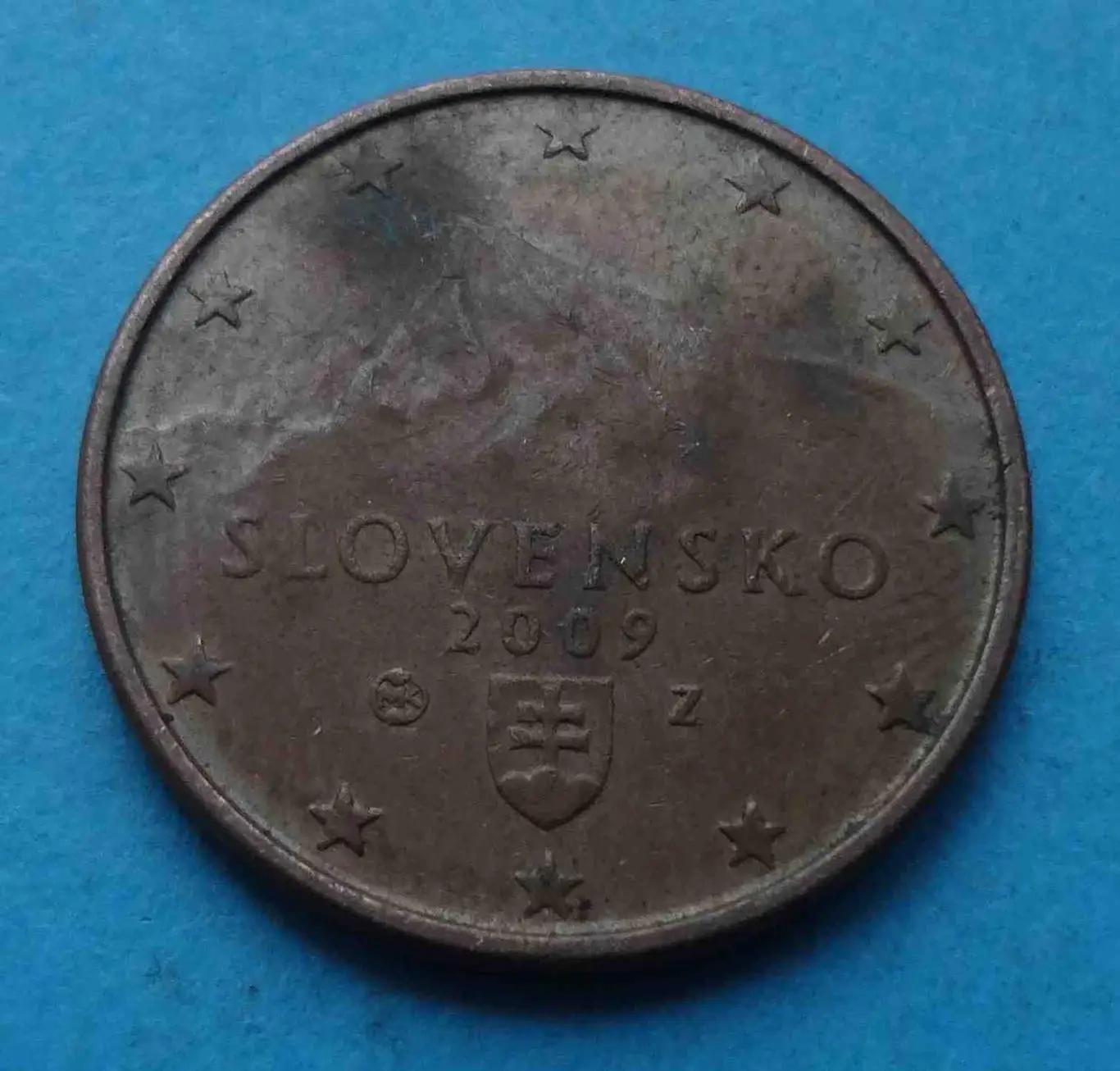 5 Евро центов 2009 год Словакия 2 (54)