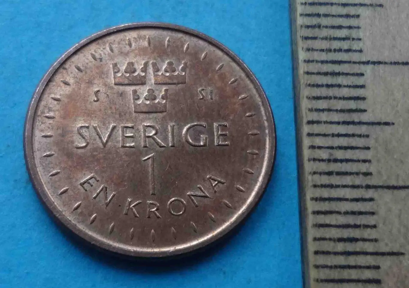 1 крона 2016 года Швеция (54) 1