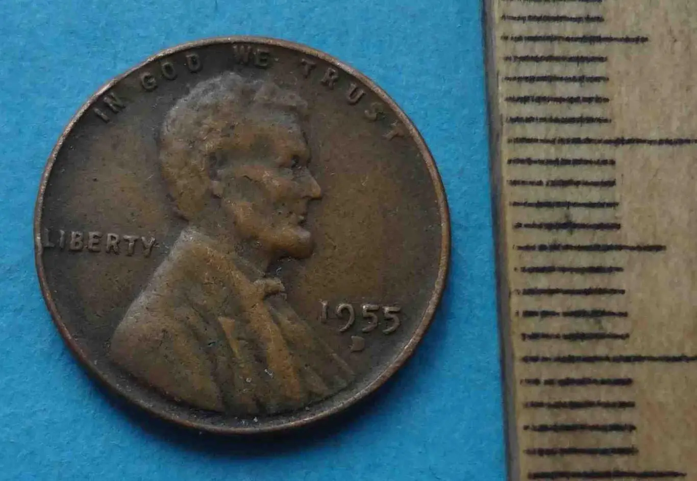 1 цент 1955 года США (55) 1