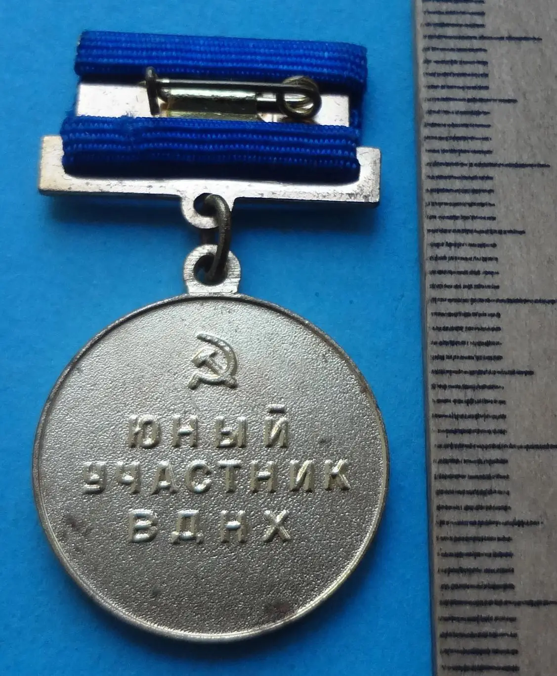 Юный участник ВДНХ с документом Выставка достижений народного хозяйства СССР (56 3