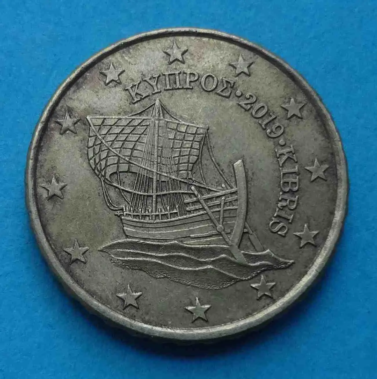 10 Евро центов 2019 год Кипр (57)