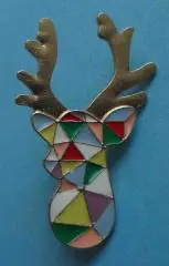 Цветной олень Фигурный (57)