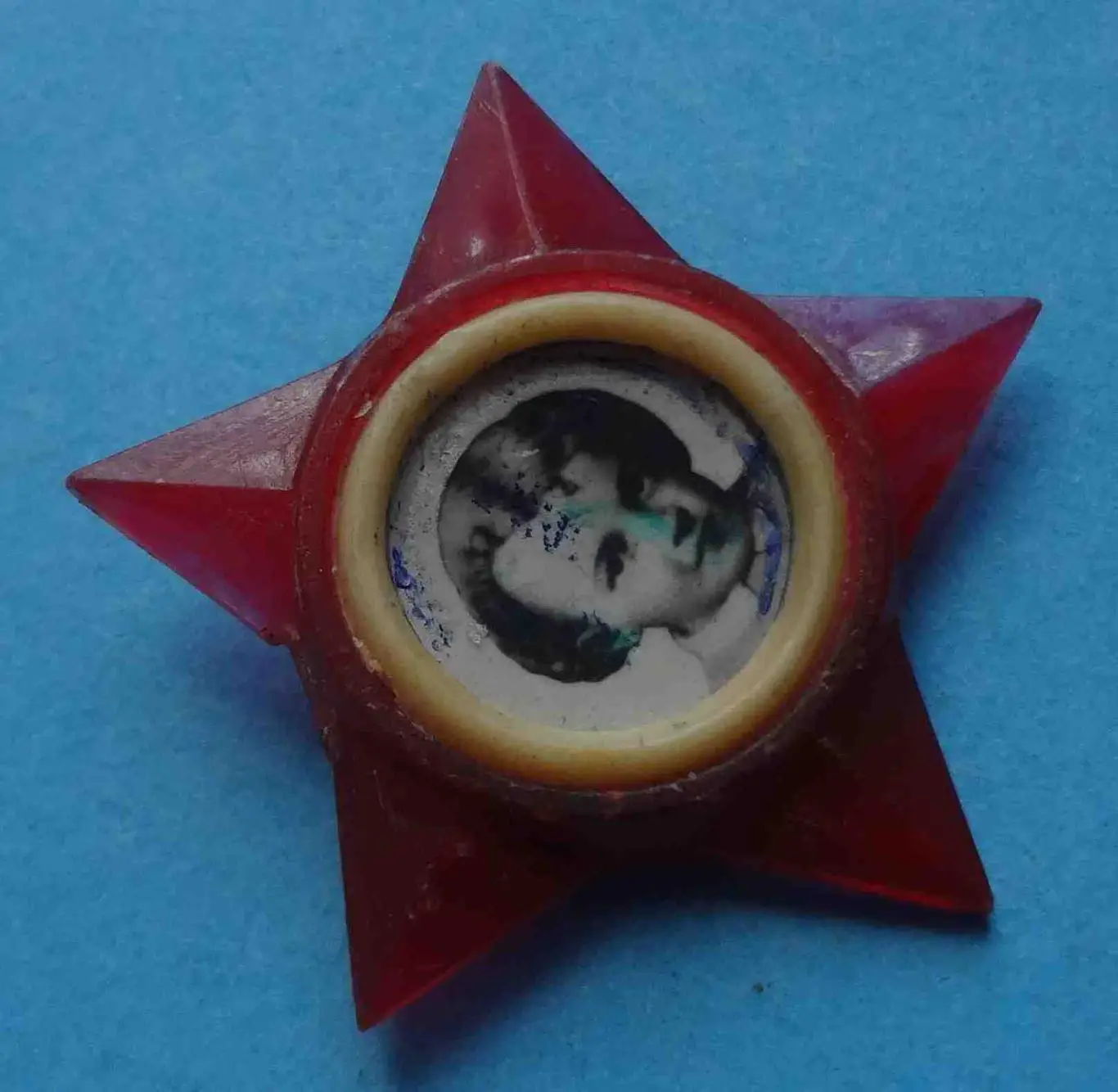 Октябренок членский знак звездочка Ленин клеймо Полонина (57) 1