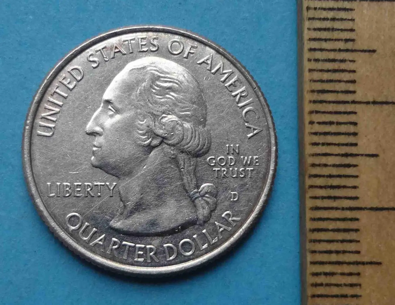 25 центов 2015 год США Автомагистраль Блу Ридж Северная Каролина (57) 1